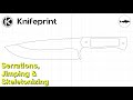 Knifeprint Masterclass Series - Episode 3 - Serrations, jimping and skeletonizing