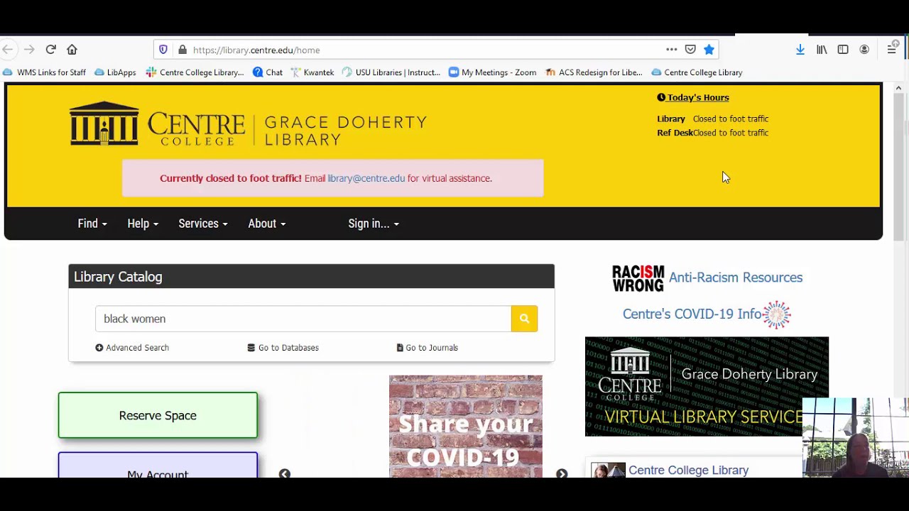 Using the Library Databases YouTube