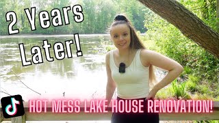 WE BOUGHT A HOME SIGHT UNSEEN | 2 YEARS LATER HOUSE TOUR | HOT MESS LAKE HOUSE RENOVATION | LEXI DIY