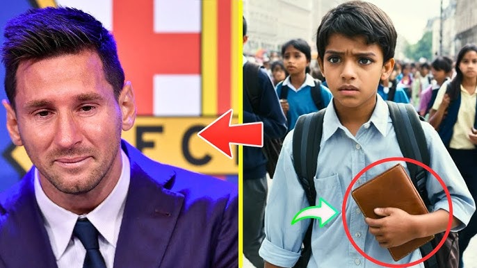 POBRE NIÑO ENCONTRÓ LA CARTERA DE LIONEL MESSI, Y LO EMOCIONA CON LO QUE LE PIDIÓ A CAMBIO... - YouTube