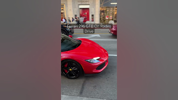 Ferrari 296 GTB On Rodeo Drive