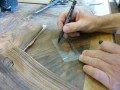 Furnieren Teil 4: Einsetzarbeiten bei Messerfurnieren, Intarsien