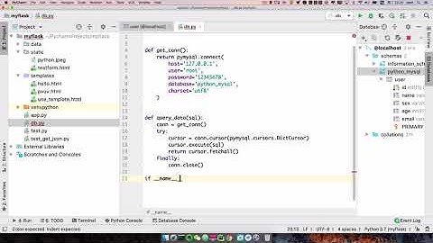 [ flask tutorial ] 13 Python连接mysql数据库