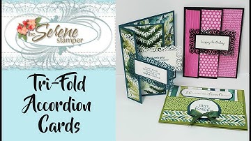 Tri-Fold Accordion Card | Three Ways!