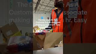 How I make $23 a hour as a warehouse Customer Returns Associate