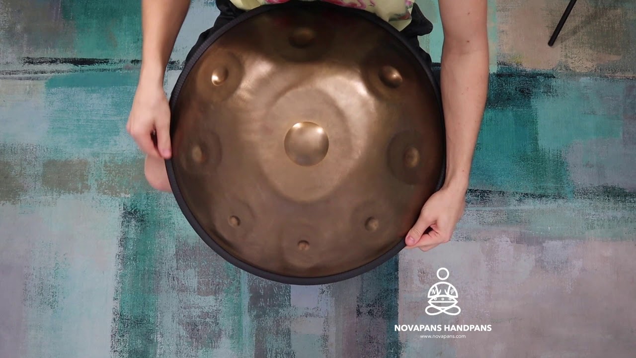 9 Note in F# Hijaz Minor in Gold | Generation 7 | Novapans Handpans
