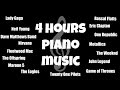 Most relaxing 4 hours piano music playlist popular love songs for work  study  sleep