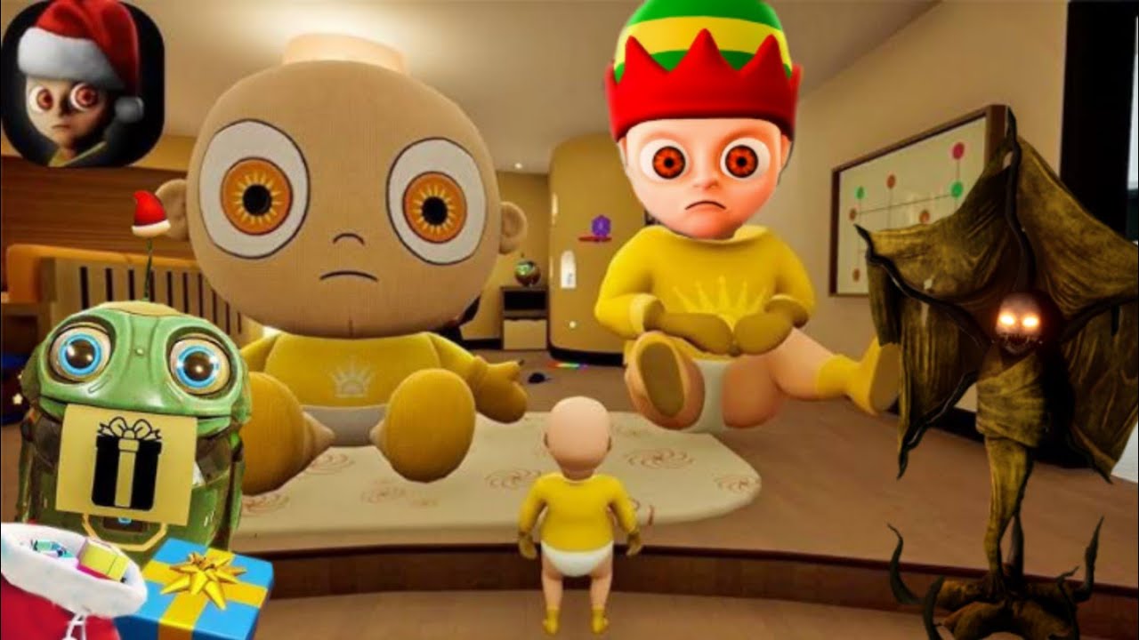 "Can We Survive CREEPY Baby MONSTER? CHASING Every Fight Moment with Baby in Yellow & ANGRY PICKMAN"