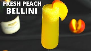 Classic Peach Bellini Recipe