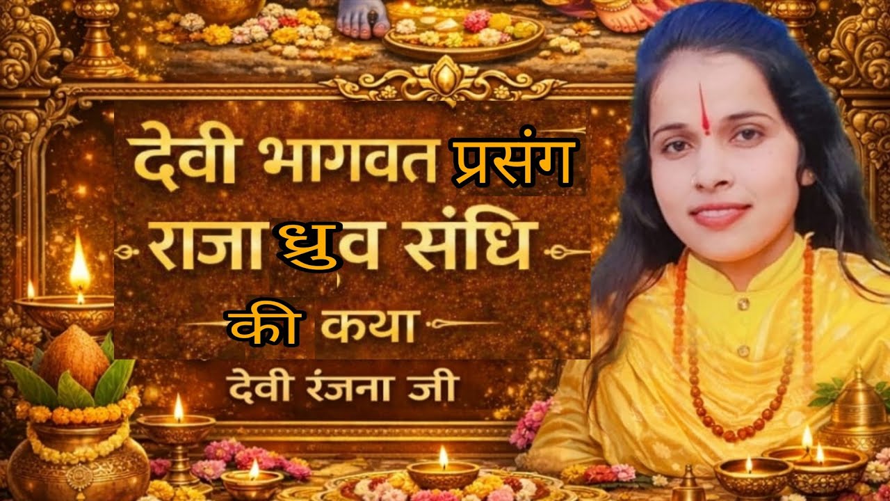 LIVE ,, || श्रीमद् देवी भागवत प्रसंग ,,,राजा ध्रुवसंधि की कथा ,, दीदी रंजना जी ||