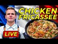Cooking Chicken Fricassée LIVE — Easy French Comfort Food | Chef Donny Live Stream