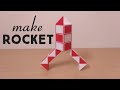 how to make Rocket with snake cube