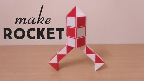 how to make Rocket with snake cube