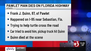 Vermont man dies on Florida highway while trying to save turtle
