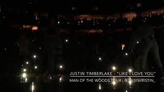 Justin Timberlake - “Like I Love You” @ Man of the Woods Tour | Sunrise, FL