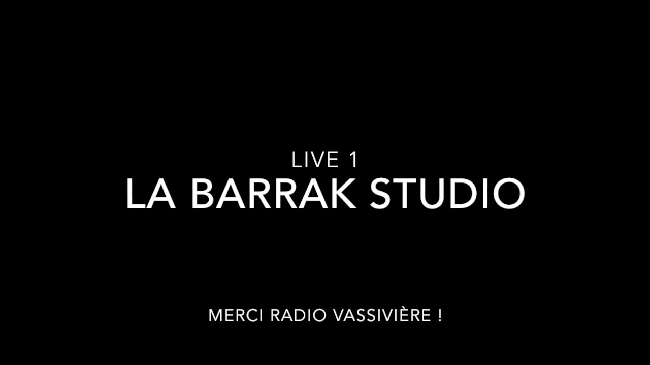 Zéphyres la barrak studio live 1