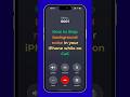 How to turn off background noise while on call in iPhone #iphone