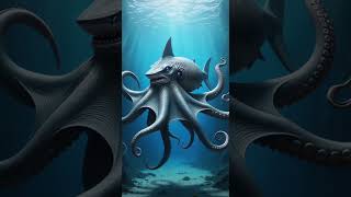 Animal Fusion : Shark X Octopus #hybrid #animalfusion #animals #shark #octopus