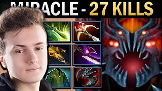 Shadow Fiend Dota Gameplay Miracle with Silveredge and 27 Kills