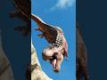 【かわいい】タルボサウルスが崖から落ちてしまった/[Cute] Tarbosaurus fell off a cliff. #dinosaur