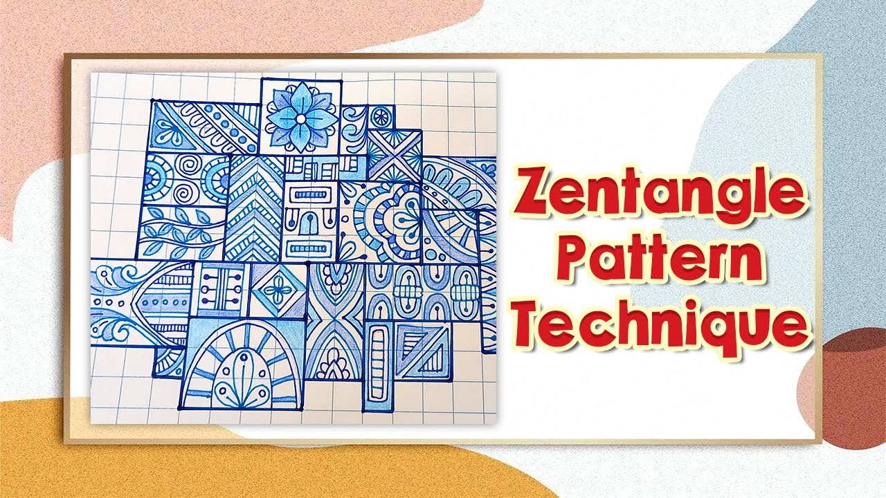 Zentangle Pattern technique | Fast and masterpiece - YouTube