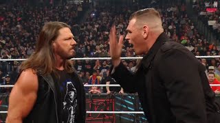 AJ Styles Slaps Gunther WWE Raw Highlights