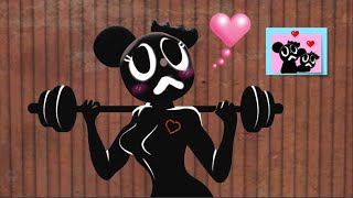 Cartoon mouse stronger...? Green screen [ trevor henderson ]