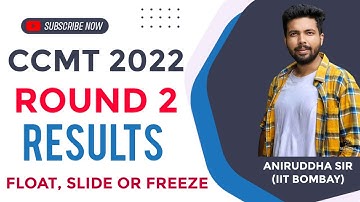 CCMT 2022 Round 2 Results / Float Slide or Freeze / Live Q n A #iit #gate2022 #mtech #ccmt2022 #nit