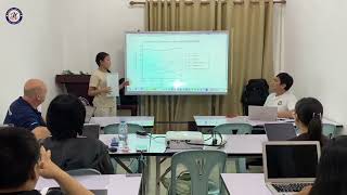 Baiking gave a presentation on a line graph in IELTS preparation class on May 24, 2026