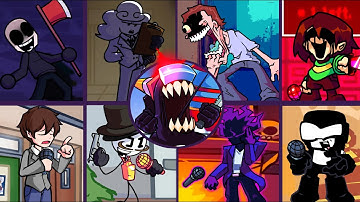 FNF - Danger but Different Characters Sing It 🎶 (Everyone Sings Danger REMIX)