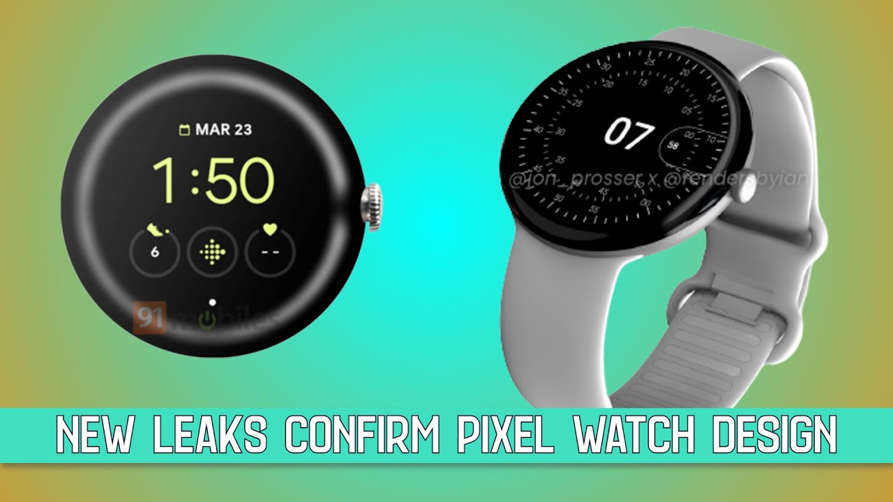 New Pixel Watch leaks confirm design ahead of Google I/O - YouTube