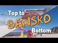 Bansko Top to Bottom (Banderitza - Balkaniada - Kolarski - Ski Road) with GoPro Hero 7 Telemetry