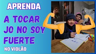 Video thumbnail of "Viralizou! Aprenda a tocar "Jo No Soy Fuerte" no violão!**#shorts"