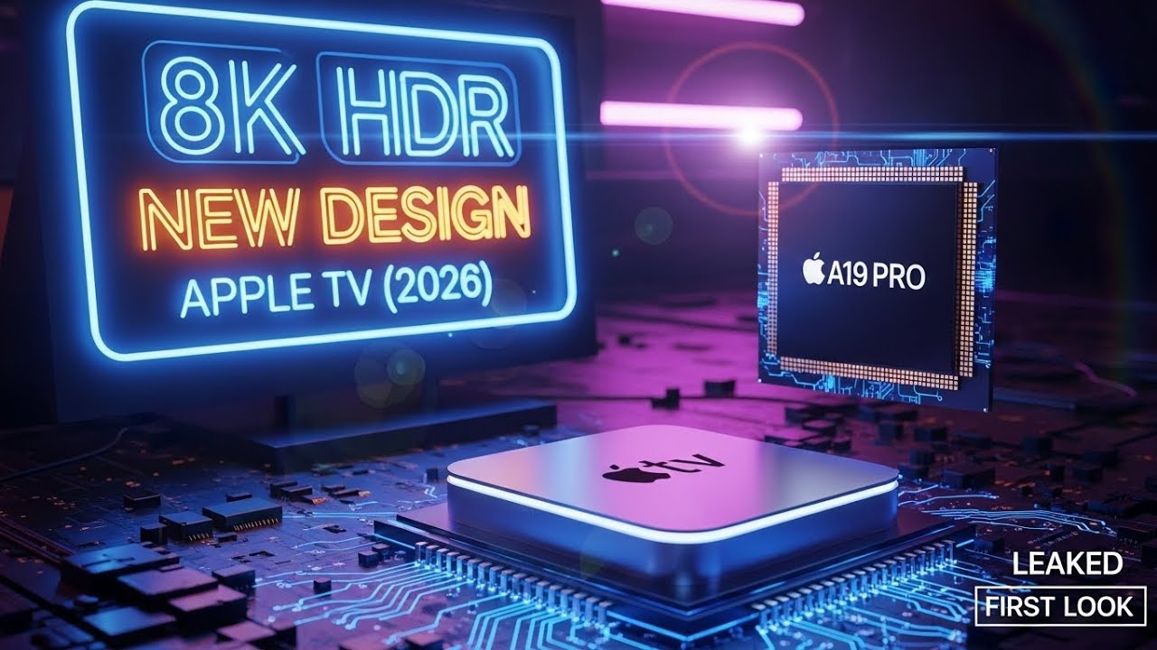 New Apple TV 4K (2026) LEAKED: 8K Support, New Remote & Price!