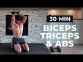 30 Minute Abs &amp; Arms Workout with Dumbbells