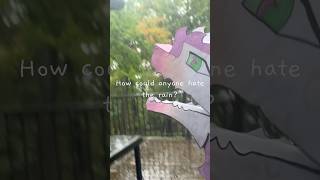 “You hate the rain?” #christianpuppeteer #paperdragon #rainyday #rain #fyp #art #beautiful #shorts