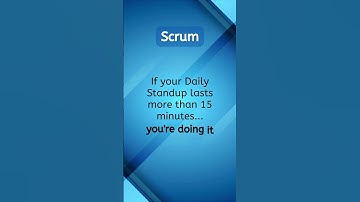 If your Daily Standup lasts more than 15 minutes...