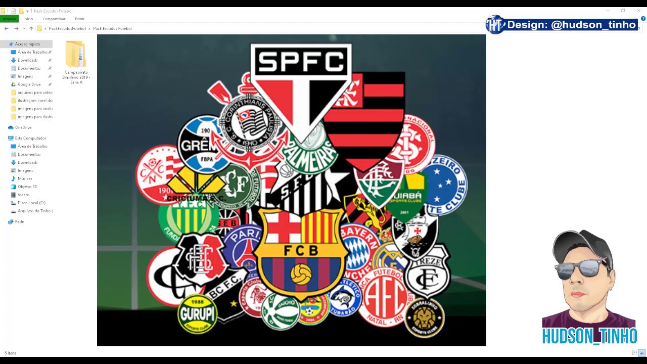 É isso mesmo são 1400 Escudos de Clubes de Futebol do Brasil e do mundo  vetorizados e 100% editaveis no…