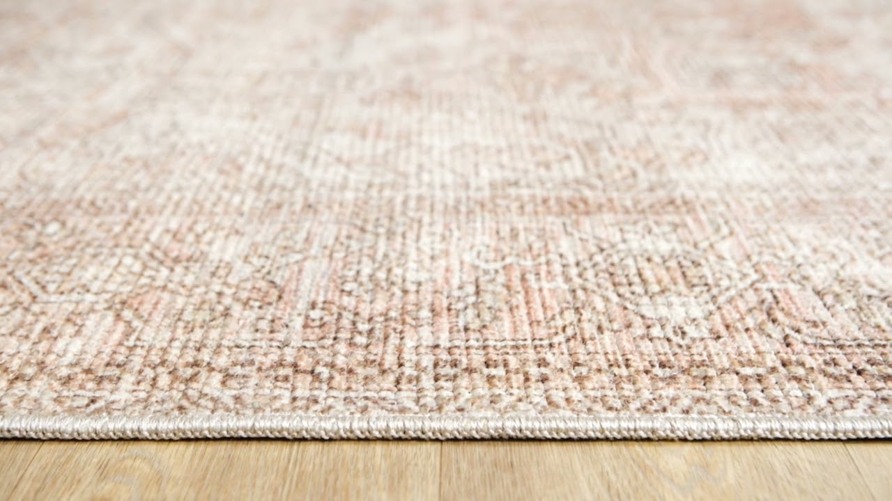 Becki Owens x Surya Margot - 32373 Dusty Coral, Dusty Pink, Dark Brown (BOSC-2301)