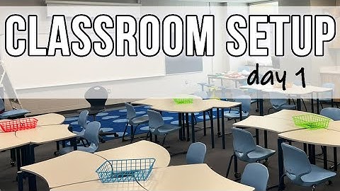 Classroom Setup 2023 - Day 1 | Return to the Classroom, Furniture Layout,  & Unpacking