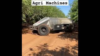 Autonomous Sprayer Guss In Almond Orchard In Australia || #Shorts