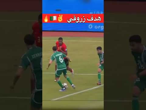 هدف زروقي اليوم أمام الموزمبيق