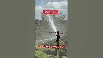 Béc tưới phun mưa - BT22 ren 34 đồng. Bán kính 8-15m 1 bên