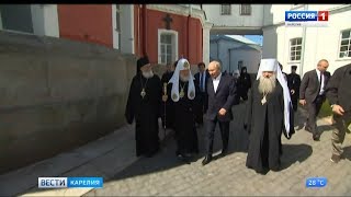 Сегодня Владимир Путин посетил остров Валаам Сегодня Владимир Путин посетил остров Валаам