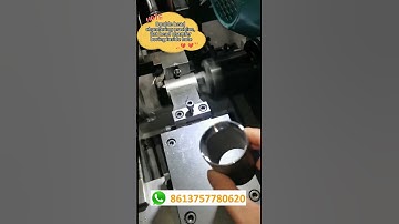 Double head chamfering machine, flat head chamfer boring inside hole