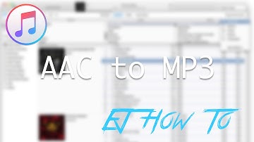 How To Convert AAC (iTunes) to MP3 Using iTunes | Tutorial | EJ How To