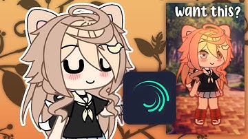 How I do lighting in alight motion! || gacha life tutorial