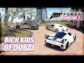 Forza Horizon 3 - Rich Kids of Dubai Challenge! (Cruising, Valet Parking, More)