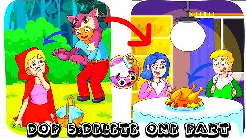 Dop 5:Delete one part All levels walkthrough 201-250 All Answers Solution