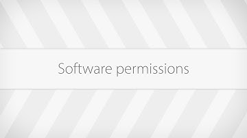 Software permissions /Paxton10 system users tutorial/